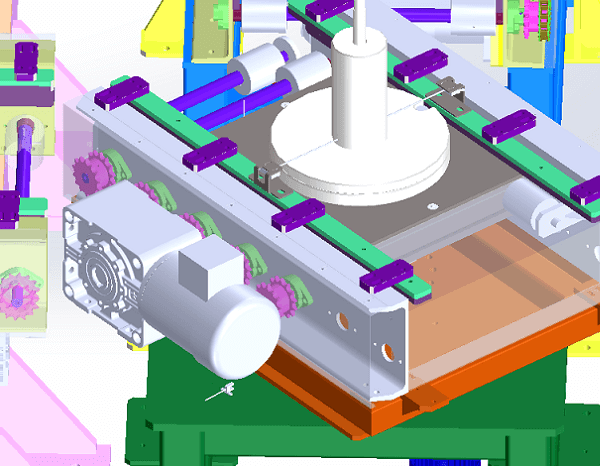 士元SRH系列準雙曲面減速機在輸送線上的應用